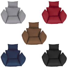 Load image into Gallery viewer, Egg Chair Hanging Basket Seat Cushion with Headrest