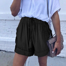 Load image into Gallery viewer, Elapsy Womens Casual Drawstring Elastic Waist Summer Shorts with Pockets