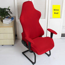 Load image into Gallery viewer, Elastic Chair Armrest Pads Chair Cover Warm Computer Chair Covers For Office Slipcover For Gaming Armchair Washable Spandex Kitchen Chair Covers for Dining Room Christmas Decoration Holiday Party