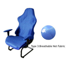 Load image into Gallery viewer, Elastic Chair Armrest Pads Chair Cover Warm Computer Chair Covers For Office Slipcover For Gaming Armchair Washable Spandex Kitchen Chair Covers for Dining Room Christmas Decoration Holiday Party