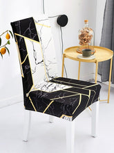 Load image into Gallery viewer, Elastic Chair Covers Spandex Dining Room Stretch Seat Cover Chair Protective Case for Restaurant Universal Removable Washable Soft Spandex High Back Large Chair Cover Slipcover for Dining Room Kitchen Hotel Table Banquet