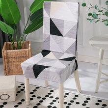 Load image into Gallery viewer, Elastic Chair Covers Spandex Dining Room Stretch Seat Cover Chair Protective Case for Restaurant Universal Removable Washable Soft Spandex High Back Large Chair Cover Slipcover for Dining Room Kitchen Hotel Table Banquet
