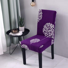 Load image into Gallery viewer, Elastic Chair Covers Spandex Dining Room Stretch Seat Cover Chair Protective Case for Restaurant Universal Removable Washable Soft Spandex High Back Large Chair Cover Slipcover for Dining Room Kitchen Hotel Table Banquet