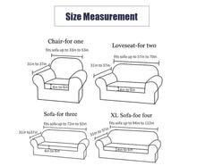 Load image into Gallery viewer, Elastic Plain Floral Printing Sofa Cover Stretch for Living Room Couch Cover Chair Protector 1/2/3/4 Seater Printed Couch Cover for 3 Cushion Couch Floral Pattern Sofa Cover with Separate Cushion Cover Pieces Stretch Sofa Slipcover