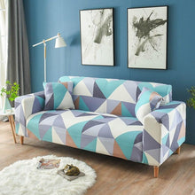 Load image into Gallery viewer, Elastic Sofa Covers for Living Room Stretch Slipcovers Sectional Couch Cover L Shape Corner Armchair Cover 1/2/3/4 Seater Slipcovers Elastic Stylish Printed Sectional Sofa Furniture Protector For Living Room