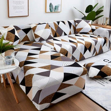 Load image into Gallery viewer, Elastic Sofa Covers for Living Room Stretch Slipcovers Sectional Couch Cover L Shape Corner Armchair Cover 1/2/3/4 Seater Slipcovers Elastic Stylish Printed Sectional Sofa Furniture Protector For Living Room