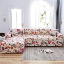 Load image into Gallery viewer, Elastic Sofa Covers for Living Room Stretch Slipcovers Sectional Couch Cover L Shape Corner Armchair Cover 1/2/3/4 Seater Slipcovers Elastic Stylish Printed Sectional Sofa Furniture Protector For Living Room