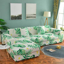 Load image into Gallery viewer, Elastic Sofa Covers for Living Room Stretch Slipcovers Sectional Couch Cover L Shape Corner Armchair Cover 1/2/3/4 Seater Slipcovers Elastic Stylish Printed Sectional Sofa Furniture Protector For Living Room