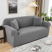 Load image into Gallery viewer, Elastic Waterproof Sofa Cover Plain Color Stretch Sofa Covers for Living Room Slipcover Couch Cover Furniture Protector Sofa Covers Non Slip Sofa Slipcovers with Elastic Hem Living Room Furniture Protector