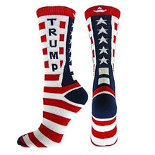 Load image into Gallery viewer, Election Spoof Funny President Donald Trump Socks With 3D Fake Hair Funny Crew Socks Unisex Compression Socks Streetwear Hip Hop Style Socks For Men And Women