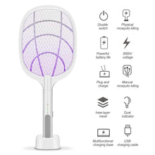 Load image into Gallery viewer, Electric Bug Zapper Racket