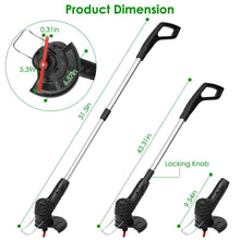 Load image into Gallery viewer, Electric Cordless Grass Trimmer