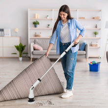 Load image into Gallery viewer, Electric Cordless Spin Scrubber Cleaning Brush with 4 Replaceable Heads