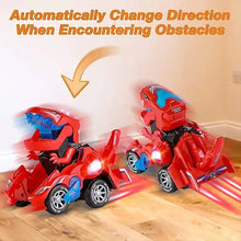 Load image into Gallery viewer, Electric Dinosaur Non Remote Control Morphing Vehicle Toy