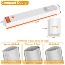 Load image into Gallery viewer, Electric Food Vacuum Sealer Machine