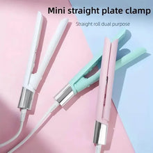 Load image into Gallery viewer, Electric Hair Straightener and Curler with Ceramic Plates