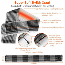 Load image into Gallery viewer, Electric Heated Scarf