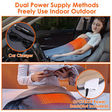 Load image into Gallery viewer, Electric Heated Throw Full Body Shawl