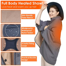 Load image into Gallery viewer, Electric Heated Throw Full Body Shawl