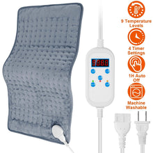 Load image into Gallery viewer, Electric Heating Pad with 9 Temperature Levels