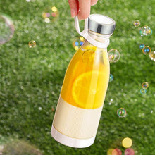 Load image into Gallery viewer, Electric Portable Blender Juice Glass Bottle Fresh Fruit Juicer USB Multifunction Food Strawberry Citrus Milkshake Mixers Maker Mini Electric Portable Blender Juicer Cup USB Rechargeable Juicer Multi-Functional Small Mixer