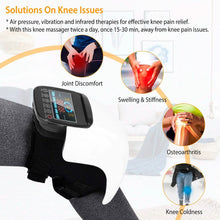 Load image into Gallery viewer, Electric Rechargeable Knee Massager Infrared Heat Pain Relief Therapy