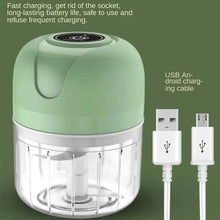 Load image into Gallery viewer, Electric Vegetable Mincer with USB Charging