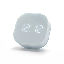 Load image into Gallery viewer, Electronic Square Silent Bedside Alarm Clock Intelligent Temperature Sensing Magnetic Attraction Desk Clock Mini Battery Operated Alarm Clock Home Decor