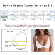 Load image into Gallery viewer, Elegance Lace Thin Triangle Bra For Women Wireless Lingerie Transparent Solid White/Black