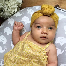 Load image into Gallery viewer, Elegance Mommy And Kids Turban Hat Cap With Big Bow Soft Cute Knot Nursery Beanie Knotted Headban