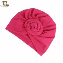 Load image into Gallery viewer, Elegance Mommy And Kids Turban Hat Cap With Big Bow Soft Cute Knot Nursery Beanie Knotted Headban