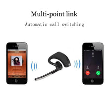 Load image into Gallery viewer, Elegant Black Bluetooth Earphone Wireless Stereo HD Mic HiFi Headphones Bluetooth Comfort Handsfree Driving Headset Ideal Standby Time Single In Ear Headset For Worm Driving