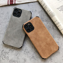 Load image into Gallery viewer, Elegant Black Green Leather Phone Case For iPhone 13 12 11 Pro Max Mini Business Soft Shockproof Back Cover Leather Case for iPhone Durable Lightweight Shockproof Slim Back Cover Compatible with iPhone