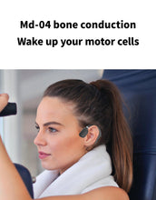 Load image into Gallery viewer, Elegant Black Headphones Wireless Earphones For Workouts And Running Bluetooth Headphones With Mic Grey Bluetooth 5.0 Bone Conduction Earphone Waterproof Sport Headphone Bluetooth Headsets Wireless Headphones Music Handsfree Design