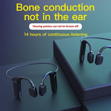 Load image into Gallery viewer, Elegant Black Headphones Wireless Earphones For Workouts And Running Bluetooth Headphones With Mic Grey Bluetooth 5.0 Bone Conduction Earphone Waterproof Sport Headphone Bluetooth Headsets Wireless Headphones Music Handsfree Design