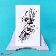 Load image into Gallery viewer, Elegant Black Music Notes Waterproof Sticker Tattoos Temporary Chest Shoulder Tattoos For Men Women