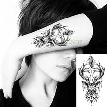 Load image into Gallery viewer, Elegant Black Music Notes Waterproof Sticker Tattoos Temporary Chest Shoulder Tattoos For Men Women