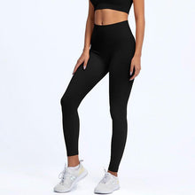 Load image into Gallery viewer, Elegant Blue Yoga Pants High Waisted Gym Leggings Yoga Leggings Seamless Gym Push Up Workout Stretch Fitness Sweatpants Ultra Soft Leggings Tight Sport Women Fitness Seamless Female Legging Tummy Control Running Pants For Training