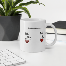 Load image into Gallery viewer, Elegant Ceramic Mug Cup " Lets Do Math's " Cute Novelty Mug Cup Tea Cup Valentine's Day Mug Funny Coffee Mug Gift for Lovers Valentines Day for Husband, Boyfriend, Wife, Girlfriend, Cute Gifts for Loved Ones