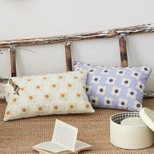 Load image into Gallery viewer, Elegant Cotton Floral Printed Pillow Cases Pillow Cover Canvas Embroidery Cushion Cover Home Decor Yellow Flowers Pillow Case Soft Luxury Style