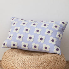 Load image into Gallery viewer, Elegant Cotton Floral Printed Pillow Cases Pillow Cover Canvas Embroidery Cushion Cover Home Decor Yellow Flowers Pillow Case Soft Luxury Style