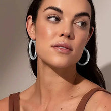 Load image into Gallery viewer, Elegant Daily Wear Round Circle Hoop Earrings