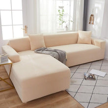 Load image into Gallery viewer, Elegant Elastic Sofa Covers Set for Living Room Chaise Lounge L Shape Corner Stretch Couch Armchair Slipcover Furniture Protector Shaped Sofa Cover Sectional Couch Cover for Living Room Fabric Chaise Lounge Slipcover