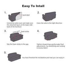 Load image into Gallery viewer, Elegant Elastic Sofa Covers Set for Living Room Chaise Lounge L Shape Corner Stretch Couch Armchair Slipcover Furniture Protector Shaped Sofa Cover Sectional Couch Cover for Living Room Fabric Chaise Lounge Slipcover