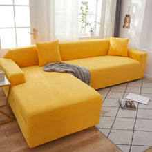 Load image into Gallery viewer, Elegant Elastic Sofa Covers Set for Living Room Chaise Lounge L Shape Corner Stretch Couch Armchair Slipcover Furniture Protector Shaped Sofa Cover Sectional Couch Cover for Living Room Fabric Chaise Lounge Slipcover