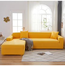 Load image into Gallery viewer, Elegant Elastic Sofa Covers Set for Living Room Chaise Lounge L Shape Corner Stretch Couch Armchair Slipcover Furniture Protector Shaped Sofa Cover Sectional Couch Cover for Living Room Fabric Chaise Lounge Slipcover