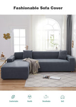 Load image into Gallery viewer, Elegant Elastic Sofa Covers Set for Living Room Chaise Lounge L Shape Corner Stretch Couch Armchair Slipcover Furniture Protector Shaped Sofa Cover Sectional Couch Cover for Living Room Fabric Chaise Lounge Slipcover