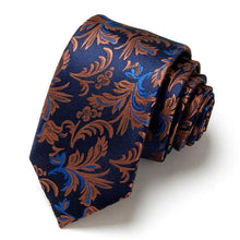 Load image into Gallery viewer, Elegant Fashion Flower Classic Design Neckties For Men Business Formal Suit Office Men Necktie Modern Patterned Formal Ties College Tuxedo Floral Tie