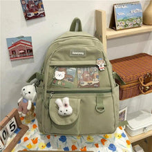 Load image into Gallery viewer, Elegant Female Backpack For Teenager Girls And Women Cute Fashionable Book Schoolbag And Laptop Bag