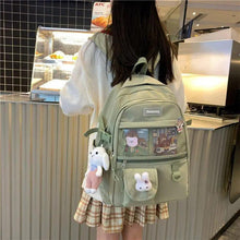 Load image into Gallery viewer, Elegant Female Backpack For Teenager Girls And Women Cute Fashionable Book Schoolbag And Laptop Bag